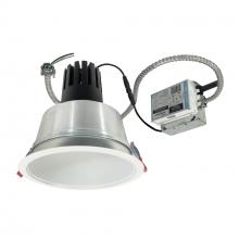 Nora NCR3-81L540FC02MPW - 8" Sapphire III Retrofit, Matte Powder White Reflector/Matte Powder White Flange, 277V; 0-10V