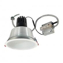 Nora NCR3-81L330FP01MPW - 8" Sapphire III Retrofit, Matte Powder White Reflector/Matte Powder White Flange, 120V; Phase