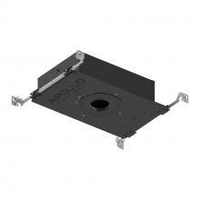 Nora NHAPIC-3R05L33540DP - 3" Apollo Round IC Air-Tight New Construction Housing w/ 0.5" to 0.875" Ceiling Collar,