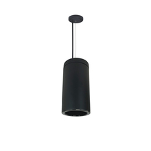 Nora NYLS3-6C1L440NP01BBB - 6" Sapphire III Cable Mount Black Cylinder, Black Reflector/Black Flange, 120V; Phase Dimming,