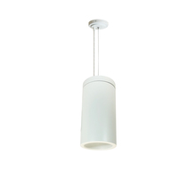 Nora NYLS3-6C1L435FC12WWW - 6" Sapphire III Cable Mount White Cylinder, Matte Powder White Reflector/Matte Powder White
