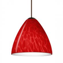 Besa Lighting RXP-1779RC-BR - Besa, Mia Cord Pendant, Red Cloud, Bronze Finish, 1x50W MAX GY6.35 Base