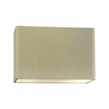 Justice Design Group CER-5658W-VAN - Really Big ADA Rectangle (Outdoor) Wall Sconce - Closed Top