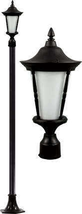 Dabmar GM1101-LED9-B - GABRIELLA POST LIGHT FIX LED 9W 85-265V