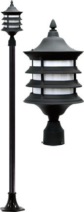 Dabmar GM1801-LED9-B - STEPHANIE POST LIGHT FIX LED 9W 85-265V
