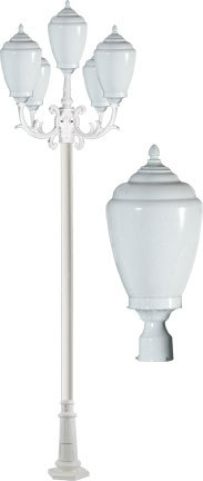 Dabmar GM4005-LED6-W - ALISA POST FIVE LIGHT FIX 5 X LED 6W 85-265V