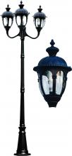 Dabmar GM9311-B - THREE HEAD POST FIX 3X26W DL-S26-GU24 120V
