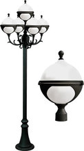 Dabmar GM9705-LED16-B - NATALIE POST FIVE LIGHT FIX 5X16 LED E26 85-265V