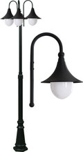 Dabmar GM9903-LED6-B - MARQUEE POST THREE LIGHT FIX 3X6W LED A60 120V