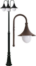 Dabmar GM9903-BZ - MARQUEE POST THREE LIGHT FIX INCAND 120V