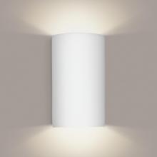 A-19 204-WETST-1LEDE26-A32 - Gran Tenos Wall Sconce: Cream Satin (Wet Sealed Top, E26 Base LED (Bulb included))