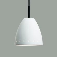 A-19 MP02-A4-BCC - Realm Mini Pendant: Pearl (Black Cord & Canopy)