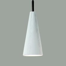 A-19 MP04-A4-BCC - Fossil Mini Pendant: Pearl (Black Cord & Canopy)