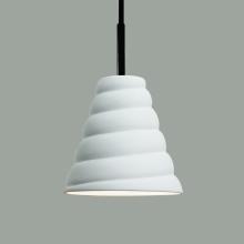 A-19 MP12-A16-BCC - Vortex Mini Pendant: Twilight Blue (Black Cord & Canopy)