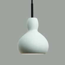A-19 MP13-A9-BCC - Venus Mini Pendant: Icelandic Blue (Black Cord & Canopy)