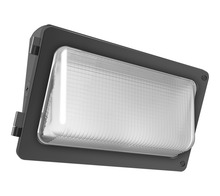 RAB Lighting W34-90L-830/MVS - Wall Packs, 10596 lumens, W34, 87W,  80CRI, 3000K, 120-277V, 0-10V dimming, microwave sensor
