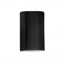 Justice Design Group CER-5500W-CRB-LED1-1000 - ADA Cylinder - Closed Top (Outdoor) - LED