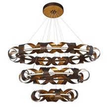 Eurofase 30082-014 - BANDERIA,LED CHAND,3TIER,BRZ