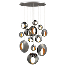 Eurofase 35910-015 - ARLINGTON,13LT LED CHAND,BK/CH