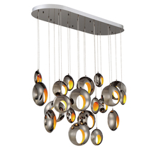 Eurofase 35912-019 - ARLINGTON,20LT LED CHAND,BK/CH