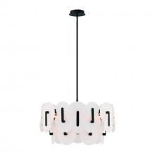 Eurofase 47209-022 - NUVOLA-CHD-24IN-BLK-WH