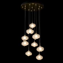 Hubbardton Forge 131103-SKT-STND-86-FD0710 - Ume 9-Light Pendant
