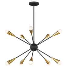 Visual Comfort & Co. Studio Collection EC10310MBK - Jax Medium Chandelier