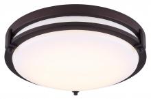 Canarm LFM112A13ORB - Gilda LED Integrated Flush Mount Light, Oil Rubbed Bronze Finish