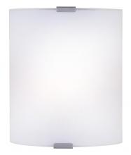 Canarm IWL415B07GY - Modern 1 Light Wall Sconce, Grey with Flat Opal Glass, Floating Wall Light for Ambient