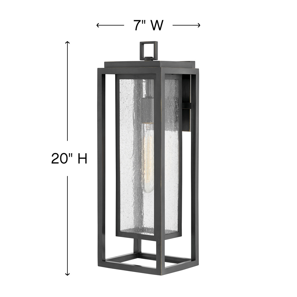 Hinkley Republic LED Outdoor Wall Mount - Black - 1004BK-LV