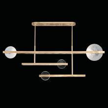 Fine Art Handcrafted Lighting 921240-5ST - Selene 66.5"W Pendant